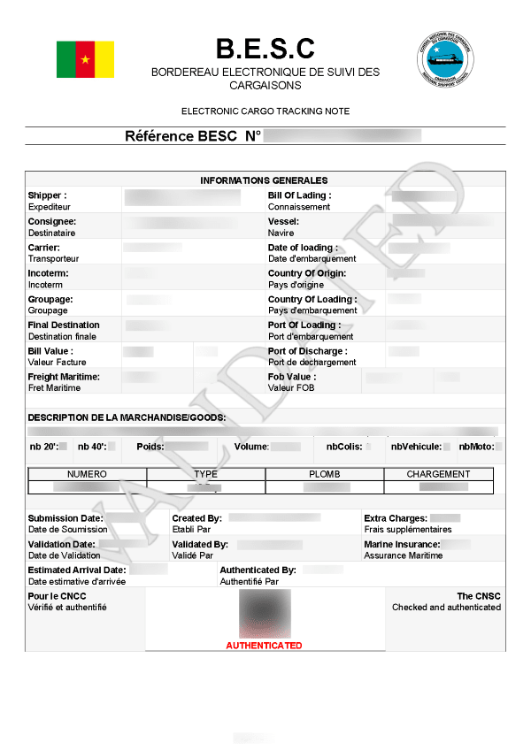 Cameroon BESC - Get it Online Today - AfricaCTN